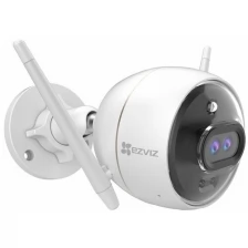 IP камера Ezviz C3X (2.8mm) - 2Мп - Wi-Fi - уличная цилиндрическая с распознаванием людей и авто - ИК до 30м - сирена и стробоскоп - MicroSD