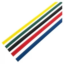 Набор термоусадочной трубки REXANT 15,0/7,5 мм пять цветов (50 шт. по 1 м.)