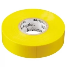 Изолента Navigator 71 231 NIT-B15-10/Y жёлтая, цена за 1 шт.