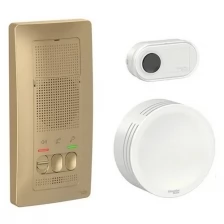 Комплект переговорного устройства домофона и проводного звонка BLNDA000014 + BLNZA000011 + BLNKA000011