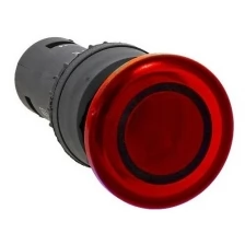 Кнопка SW2C-MD красная с подсветкой NC Грибок EKF PROxima sw2c-md-rr