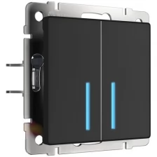 Сенсорный выключатель двухклавишный Werkel с системой Умный дом W4520608