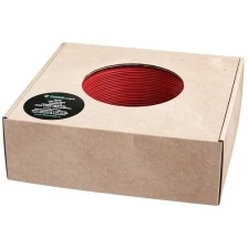 Провод ПУГВ 0,5 красный (100м) в коробке