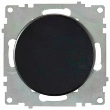 Выключатель одинарный OneKeyElectro, цвет черный