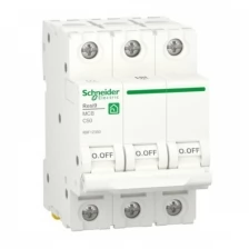 Автоматический выключатель SCHNEIDER ELECTRIC RESI9 (АВ) С 50А 3P 6000А, R9F12350
