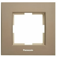 Рамка Panasonic Karre Plus WKTF08013AR-RU декоративная 1x металл бронза упак.1шт