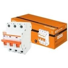 Выключатель автоматический TDM Electric ВА47-29 3Р 4А 4.5кА С (SQ0206-0103)
