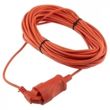 Удлинитель-шнур PROconnect ПВС 2х0,75, 20 м, б/з, 6 А, 1300 Вт, IP20, оранжевый (Сделано в России)