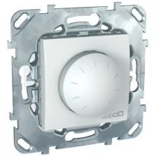 SE Unica Бел Светорегулятор поворотный 40-400W для л/н и г/л с обмот. трансформатором, перекл