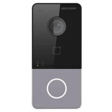 Вызывная (звонковая) панель на дверь Hikvision DS-KV6113-PE1(B) серый