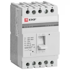 Выключатель автоматический трехполюсный 80А 25кА ВА-99 (mccb99-125-80) EKF