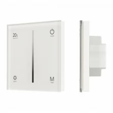 Arlight Панель SMART-P6-DIM-G-IN White (12-24V, 4x3A, Sens, 2.4G) (Arlight, IP20 Пластик) 034781