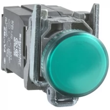 Лампа сигнальная Harmony, 22мм 220В, AC Зеленый | код. XB4BVM3 | Schneider Electric ( 1шт. )