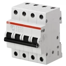 Автоматический выключатель ABB SH204L 4P (С) 4,5kA 50 А