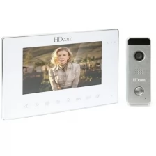Full HD видеодомофон 7 HDcom W-714-FHD - стоимость домофона, видеодомофон с записью по датчику, комплект видеодомофона