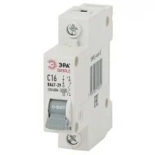 Автоматический выключатель ЭРА SIMPLE-mod-03 ВА47-29 1 полюс 16А Б0039220