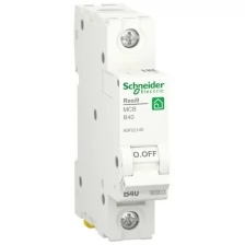 Schneider Electric Выключатель автоматический модульный 1п B 40А Resi9 6000А SchE R9F02140