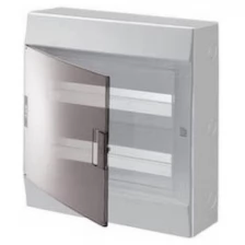 Шкаф настенный ABB Mistral41 36М (2x18) прозрачная дверь с винтовым клеммным блоком 41P18X22B
