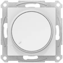 SE AtlasDesign Бел Светорегулятор (диммер) поворотно-нажимной, 630Вт, мех.
