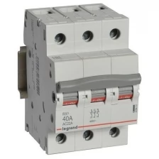 Выключатель-разъединитель 3п 40А Rx3 модульный Legrand (419412)