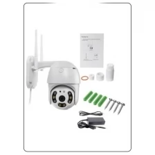 Уличная беспроводная wifi камера видеонаблюдения, IP камера видеонаблюдения с ИК подсветкой, камера видеонаблюдения с микрофоном и записью звука