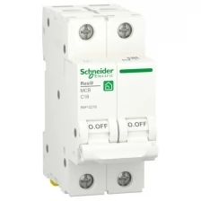 Schneider Electric Выключатель автоматический модульный 2п C 16А Resi9 6000А SchE R9F12216