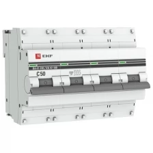 Автоматический выключатель EKF ВА 47-100 4P (C) 10kA 100 А mcb47100-4-40C-pro