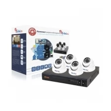 Комплект видеонаблюдения AHD Ps-Link KIT-A504HD 4 камеры для помещения 5Мп