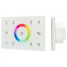 Панель Sens SMART-P85-RGBW White (230V, 4 зоны, 2.4G) (ARL, IP20 Пластик)