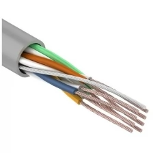 Сетевой кабель Rexant U/UTP cat.5e 24AWG PVC 4PR 305m Grey 01-0044
