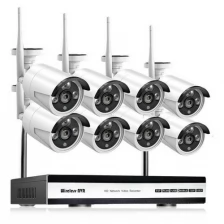 Облачный комплект беспроводного видеонаблюдения на 8 камер Okta Vision Cloud - 01/8 (Tuya) - видеонаблюдение для дома с удаленным доступом.