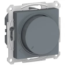 Светорегулятор (диммер) поворотно-нажимной Schneider Electric AtlasDesign 315Вт, грифель ATN000734
