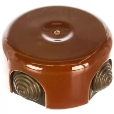 RR-09002 распаечная коробка коричневая, D-90