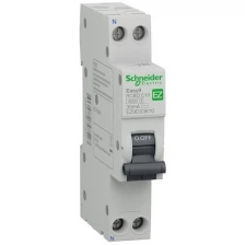 Schneider Electric Выключатель автоматический диф. тока 1P+N C 6А 30мА 4.5кА AC 18мм SchE EZ9D33606