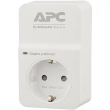 Сетевой фильтр APC PM1W-RS Essential SurgeArrest 1 outlets, 16A, white