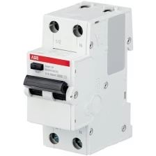 Автоматический выключатель дифференциального тока ABB Basic M АВДТ, 1P+N, 25А, C, 30мA, AC, BMR415C25