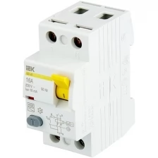 Выключатель дифференциального тока (УЗО) IEK 2п 25А 10мА тип AC ВД1-63 MDV10-2-025-010