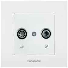 Розетка телевизионная Panasonic Karre Plus белый (wktc04612wh-ru)