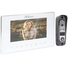 Домофон HDcom W-714-AHD-IP(7) - Wi-Fi AHD видеодомофон 7 , видеодомофон с замком для частного, домофоны в квартирах в подарочной упаковке