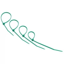Хомут-стяжка Rexant, нейлон, 2,5 x 150 мм, 25 шт, зеленый