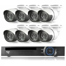 Комплект видеонаблюдения IP 2Мп Ps-Link KIT-С208IP 8 камер для улицы