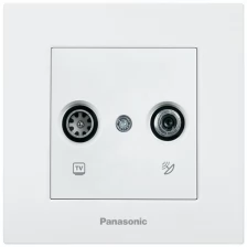 Розетка телевизионная Panasonic Karre Plus белый (wktc04602wh-ru)