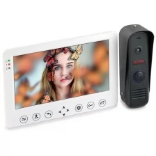 Проводной видеодомофон HDcom W-715 с записью по движению / видеодомофон в квартиру / умный домофон / домофон в подъезд
