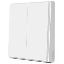 Aqara Умный выключатель Xiaomi Aqara Smart Wall Switch D1 (Двойной без нулевой линии) White (QBKG22LM)