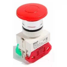 DEKraft Выключатель кнопочный грибок AEA 22мм красн. ВК-22 SchE 25024DEK