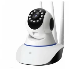 Камера видеонаблюдения для дома с удаленным доступом, камера видеонаблюдения wifi, видеоняня, поворотная, ночной режим, датчики движения и звука