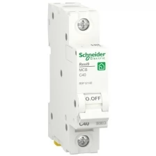 Автоматический выключатель SCHNEIDER ELECTRIC RESI9 (АВ) С 40А 1P 6000А, R9F12140