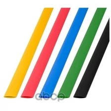 Термоусаживаемые трубки REXANT 10,0/5,0 мм, набор пять цветов, упаковка 50 шт. по 1 м Артикул 29-0160
