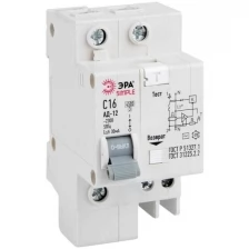 SIMPLE-mod-29 ЭРА SIMPLE Автоматический выключатель дифференциального тока 1P+N 16А 30мА тип АС х-ка
