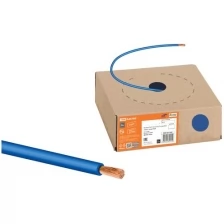 Провод ПуГВ 1х1,5 ГОСТ в коробке (100м), синий TDM